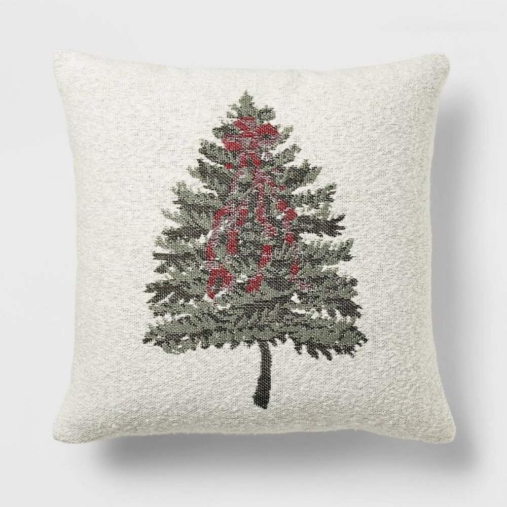 Woven Tree Throw‎ Pillow - Threshold Studio McGee, Target Christmas 2023